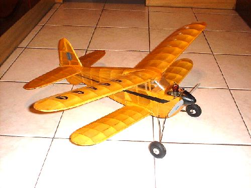 vic smeed coquette vintage free flight biplane model aeroplane