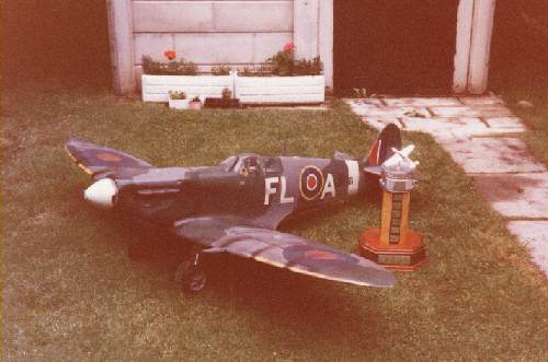 db models supermarine spitfire flying scale model aeroplane