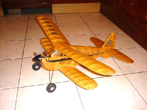 vic smeed coquette vintage free flight biplane model aircraft