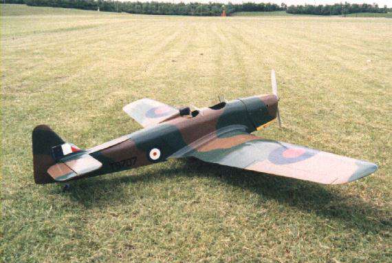 miles magister flying scale model aircraft