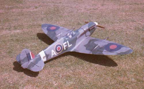 db models supermarine spitfire radio controlled scale model aircraft